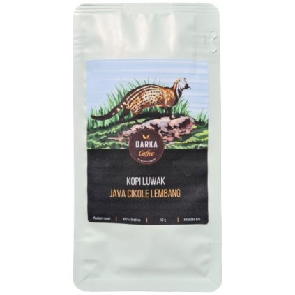 Cibetková káva Kopi Luwak Cikole Lembang