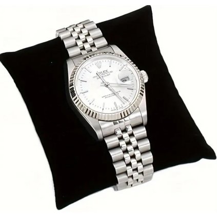 Polštářek na hodinky a šperky – černý