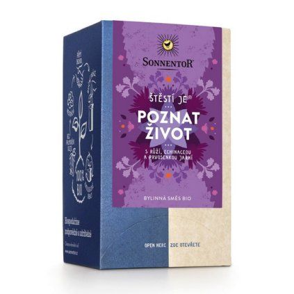 Čaj Štěstí je Poznat život