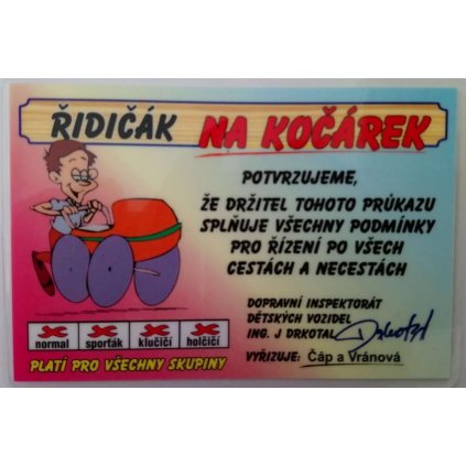 Vodičák na kočík