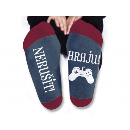 Pánske ponožky – Nerušiť, hrám