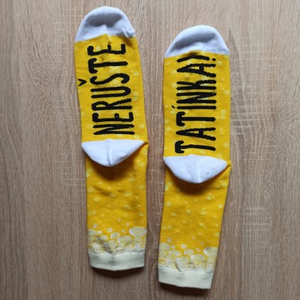 Veselé ponožky – Nerušte otecka
