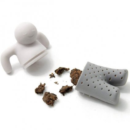 Sitko na lúhovanie čaju v tvare panáka Mr. Tea