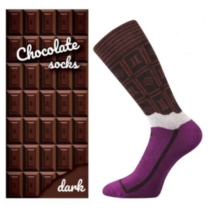 Čokoládové ponožky dámske