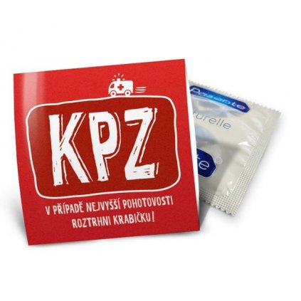 Vtipný kondóm KPZ