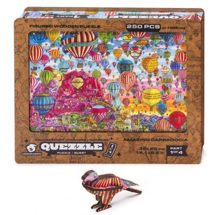 Drevené puzzle Quezzle Amazing Cappadocia