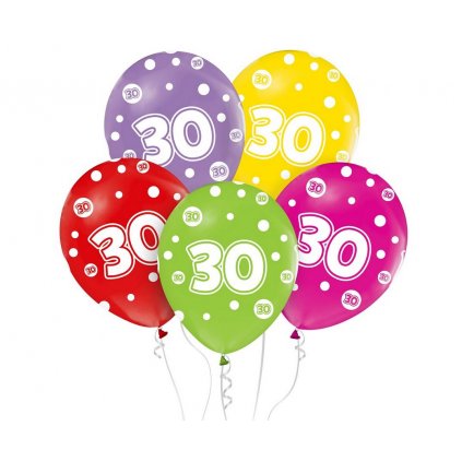 Narodeninové balóniky 30
