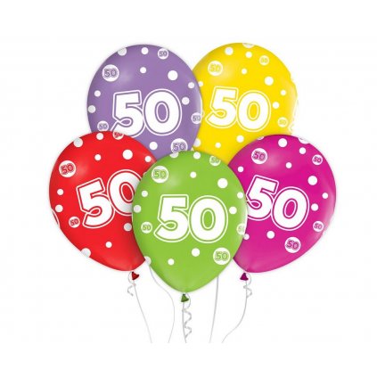 Narodeninové balóniky 50