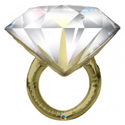 Balón diamantový prsteň