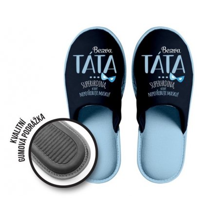 Papuče - Bezva táta
