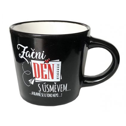 Mini hrneček - Začni den s úsměvem