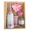 Dřevěný dárkový box Romantický wellness s vůní bylinek a růží