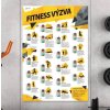 Stírací plakát Fitness - posuň svoje hranice