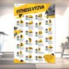 Stírací plakát Fitness - posuň svoje hranice