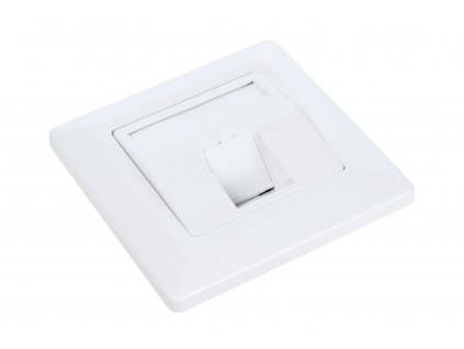 Zásuvka modulární Solarix pro 1 keystone pod omítku bílá