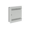 CONTEG ACP-IW-55/53/14-B 19" InWall Soho rozvaděč, výška 530mm, šířka 540mm, hloubka 155mm, do zdi