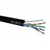 Instalační kabel Solarix CAT5E F/UTP PE  samonosný 305m/cívka