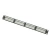 Patch panel Solarix 24 x RJ45 CAT5E UTP 150 MHz černý 1U