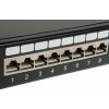 Patch panel Solarix 24 x RJ45 CAT6 STP černý 1U