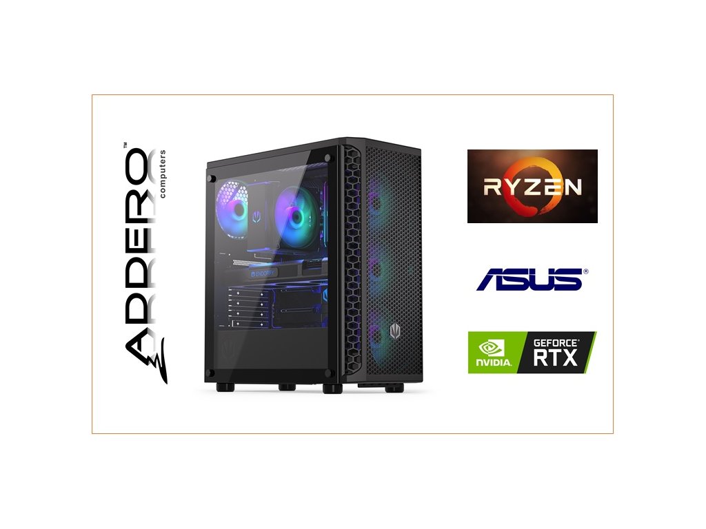 Endorfy Signum 300 ARGB + AMD R5 + ASUS + RTX