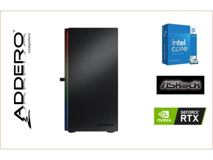 Cougar Purity Black + i5 14 + ASRock + RTX