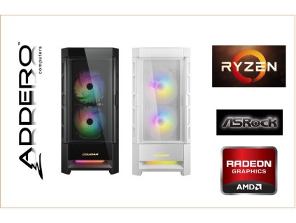 Cougar Duoface Black +White + AMD R7 + ASRock