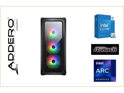 Cougar Archon 2 Black + i5 14 + ASRock + Arc