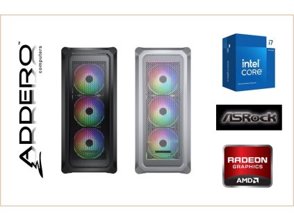 Cougar Archon 2 Mesh Black+White + i7 14 + ASRock + RTX