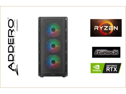 Cougar Airface Pure RGB Black + AMD R7 + ASRock + RTX