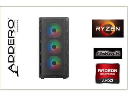 Cougar Airface Pure RGB Black + AMD R7 + ASRock