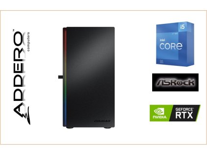 Cougar Purity Black + i5 12 + ASRock + RTX