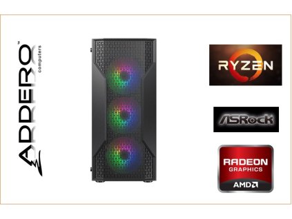 Cougar MX110 RGB Black + AMD R5 + ASRock