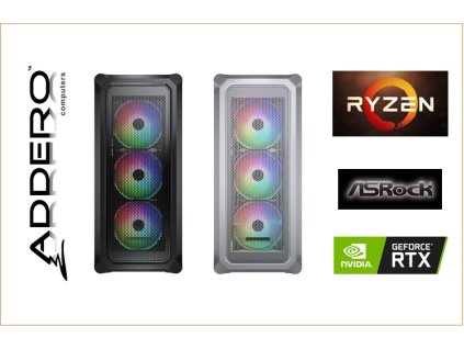 Cougar Archon 2 Mesh Black+White + AMD R7 + ASRock + RTX