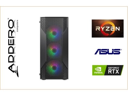 Cougar MX110 RGB Black + AMD R5 + ASUS + RTX