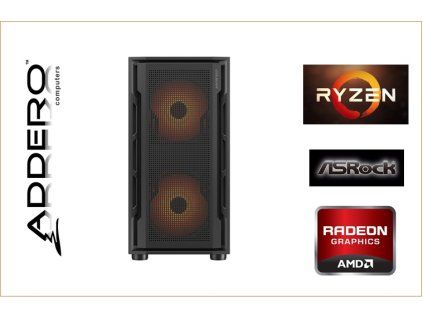 Cougar Uniface Black RGB + AMD R7 + ASRock