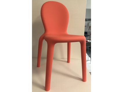 Moderní židle Chloé 2 kusy lososová