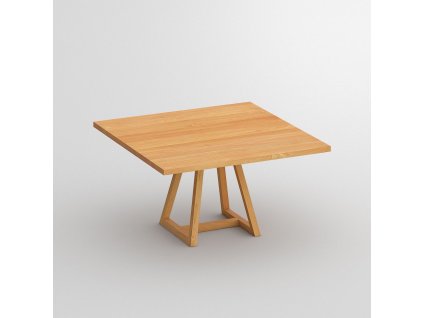 Luxusní dřevěný stůl Margo squere 120x120