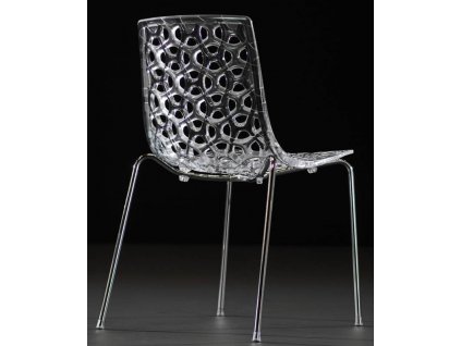 Luxusní židle Tess 3 průhledná