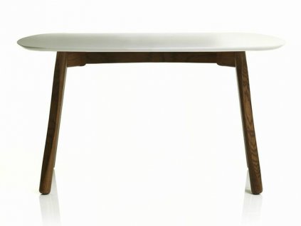 Jídelní stůl Marnie 160x85 na dřevěné podnoži