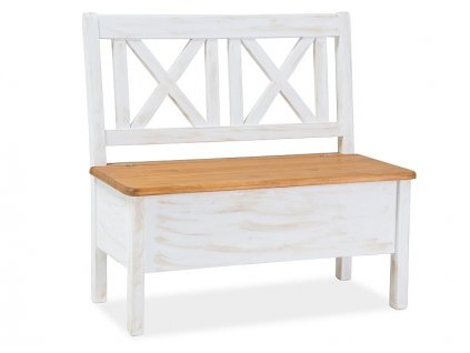 Dřevěná lavice s úložným prostorem Poprad