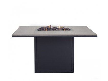 Designový jídelní stůl s ohništěm Cosiloft 120x80