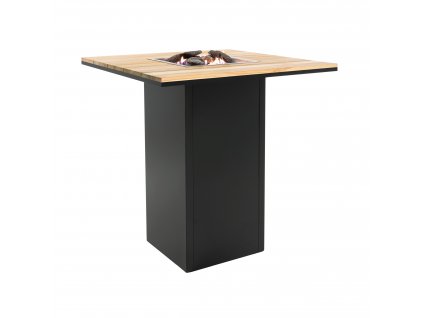 Designový barový stůl s ohništěm Cosiloft 100x100