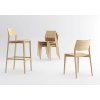 Moderní dřevěná židle Ligno