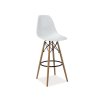 Moderní barová židle Enzo bílá