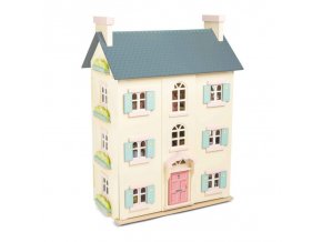 h150 cherry tree hall grey pink cream large wooden dolls house 1 2