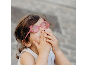 KiETLA OurSon slnecne okuliare AntikPink macikove