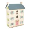 h150 cherry tree hall grey pink cream large wooden dolls house 1 2