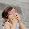 KiETLA OurSon slnecne okuliare AntikPink macikove