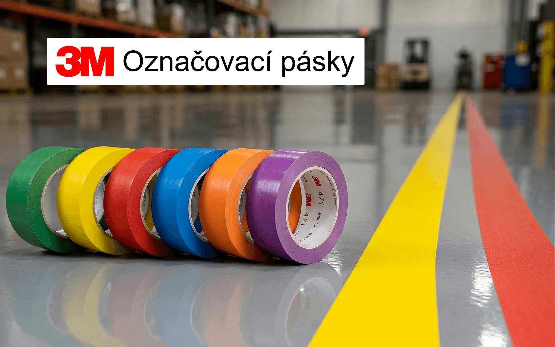 3M - označovací pásky