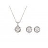 Sada sperků JS029S stribro nahrdelnik nausnice
